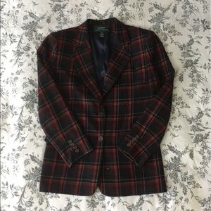 Ralph Lauren Plaid/Tartan Blazer